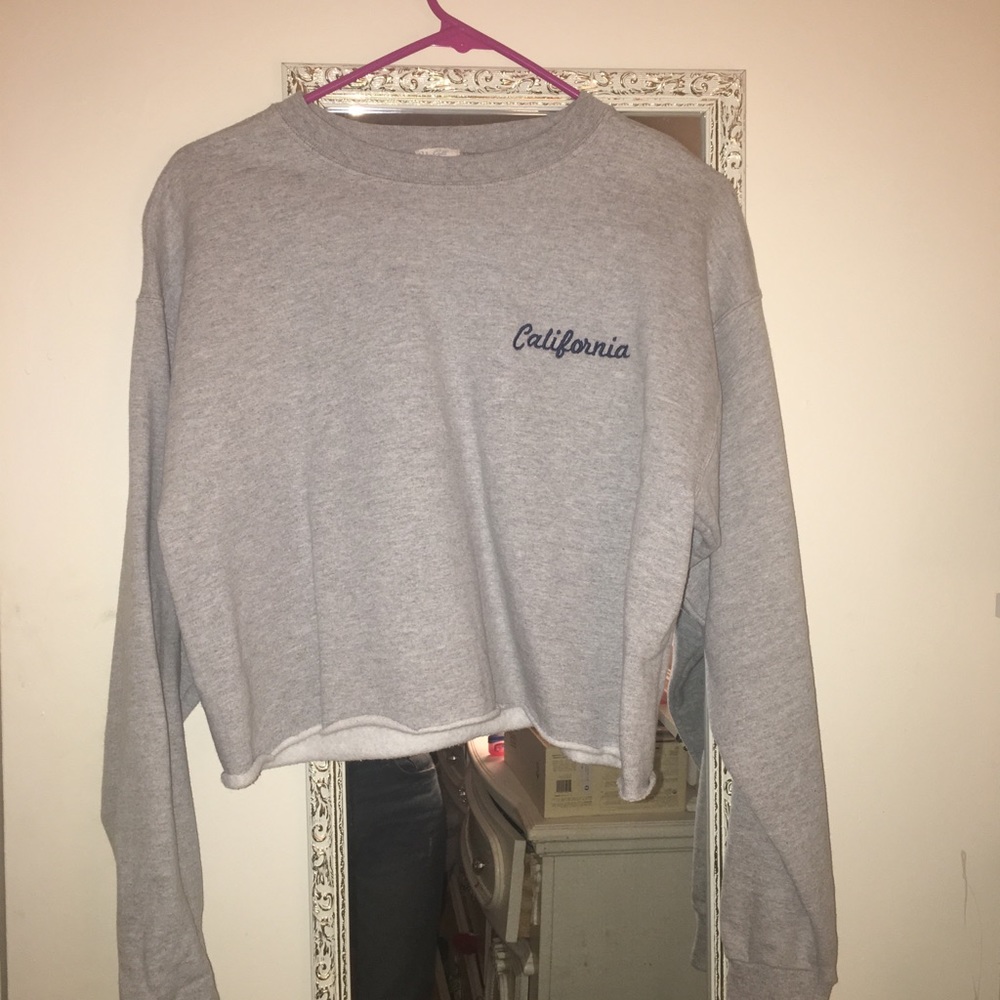 Brandy Melville cropped hoodie